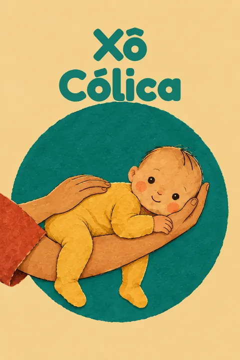 Capa do guia Xô Cólica