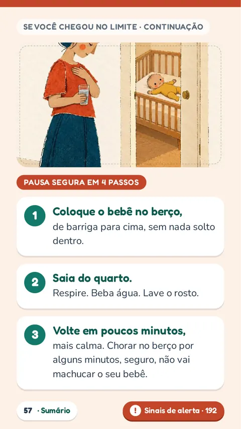 Pausa segura, pro seu limite